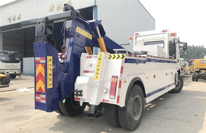 Shacman 6X4 20ton 30ton Road Rescue Recovery Vehicles Integrated Tow and Crane Wrecker Truck
