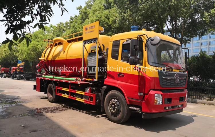 Dongfeng 6*4 New Design 18m3 Sewer Suction Dirty Water Sludge Vacuum Cleaner Truck