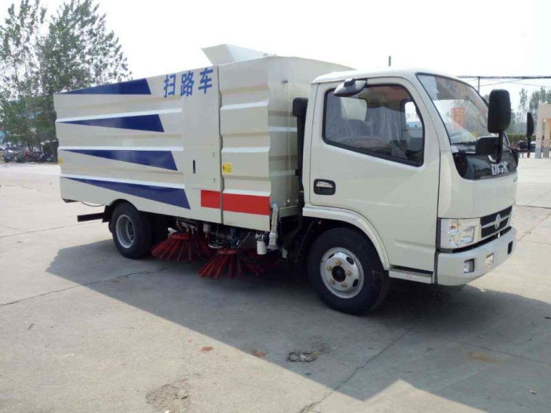 China Brand Dongfeng Vacuum Road Street Sweeper Machine Truck Price Runway Sweeper Truck Sale