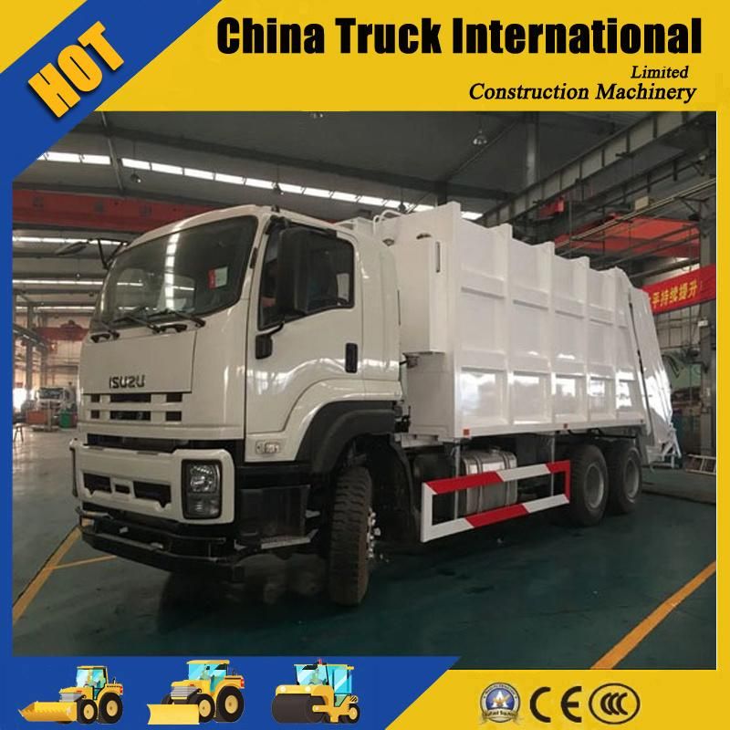 Isuzu Vc46 6X4 350HP Diesel Compression Garbage Truck