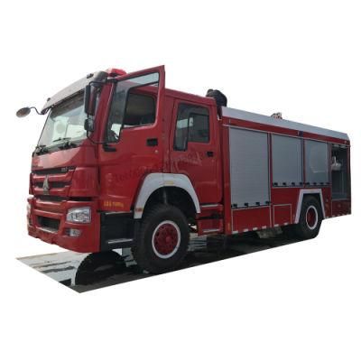 HOWO 4X2 Type 8000liters Water and Foam Fire Engine