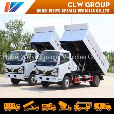 Dongfeng Brand 5 Cubic Meters 4*2 with Garbage Bucket Dump Garbage Truck