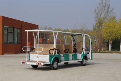 CE Certification 14 Passagerwith Door Used Scenic Arear Electric Resort Car Sightseeing Bus Tourist Electric Car