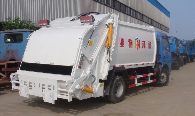 5ton 6ton Recycling Refuse Compactor Truck 7cbm 8cbm Dongfeng Garbage Compression Truck