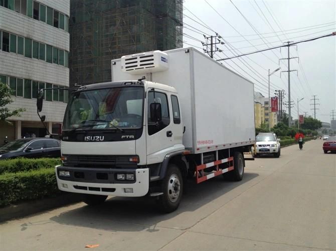 Japan Left Hand Drive I Suzu 4X2 Fvr Ftr Refrigerator 10tons 12tons 15tons 20 Ton Refrigerated Truck for Freezer Price for Sale