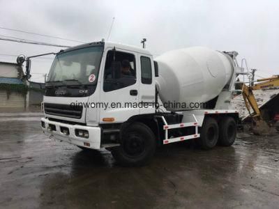 Isuzu Truck Concrete Mixer with 6wf1 6cylinders Engine for Cambodia