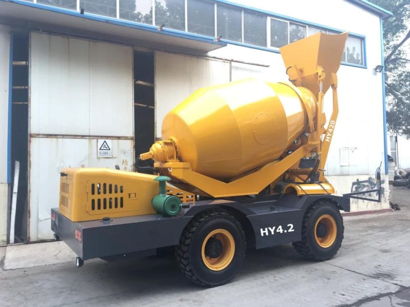 Promotion 4.2 Cubic Meter Self-Loading Concrete Mixer