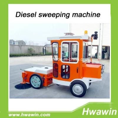 Diesel Engine Road Sweeper Car for City Road