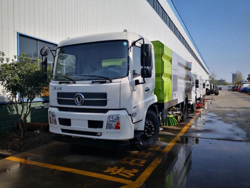 4X2 Dongfeng Road Street Sweeper Cleaning Truck Sanitation Vehicle