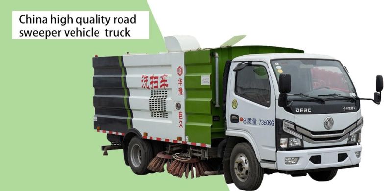High Quality Road Sweeping Vehicle Sweeper Truck with Water Cleaning