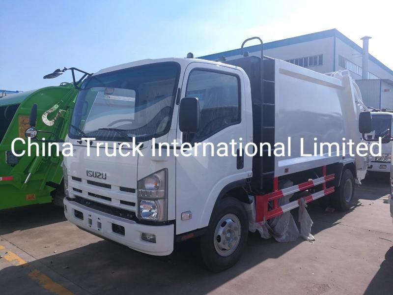 Isuzu Nqr 700p 4*2 189HP Used Compactor Garbage Truck