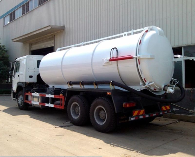 Sinotruk HOWO 6X4 Vacuum Sewage Truck 12000L Sewage Suction Truck