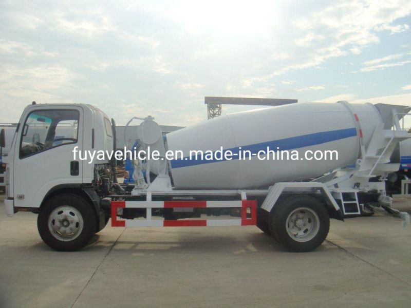 Japan Brand Isuz 4 Cubic Meters 6cbm Concrete Mixer Bowsers for Sale