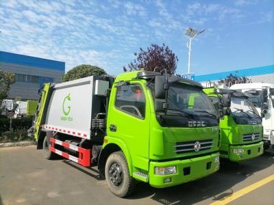 China DFAC Rhd 6cbm Compactor Garbage Truck Price