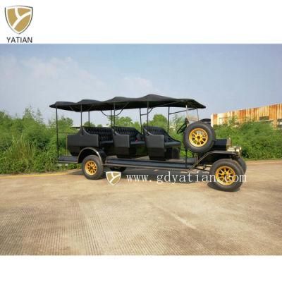 11 Seater Electric Battery Tourist Sightseeing Car with Soft Seat