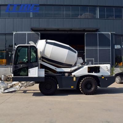 New Ltmg China with Lift Self Loading Swing Drum Mixers Concrete Mixer Diesel