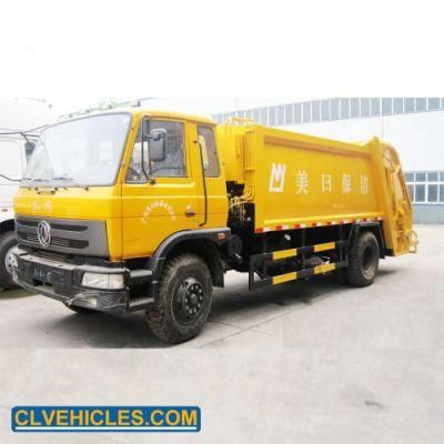 Manufacturer 190HP 12cbm Compressed Garbage Waste Compactor Truck