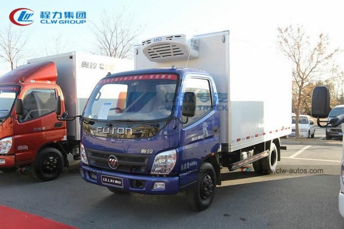 Foton 8tons Refrigerated Refrigerator with America Thermo King or Carrier Freezer Cooling Truck