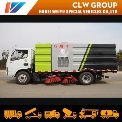 Dongfeng 3tons/3t/3t Road Sweeper Automobile with 1.5cbm Water Tank 4cbm Garbage Tank 5cbm-6cbm Street Cleaning Sweeping Truck