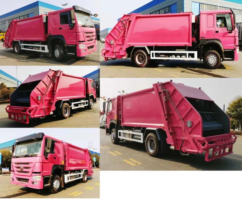 Sinotruck HOWO 14cbm 12ton Waste Collector Truck Price