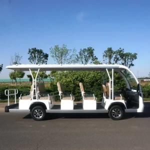 14 Seats 72V Battery Powered Tourist Bus with Ce Certification