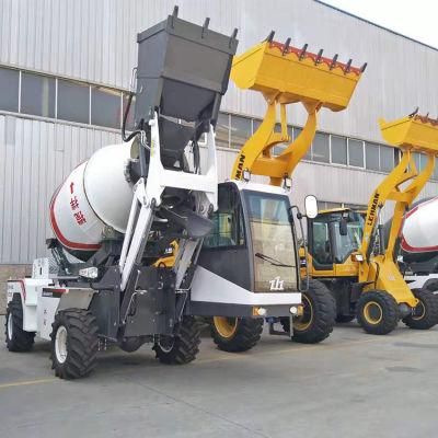 Shanyi Volumetric Automatic Feeding Concrete Mixer Truck