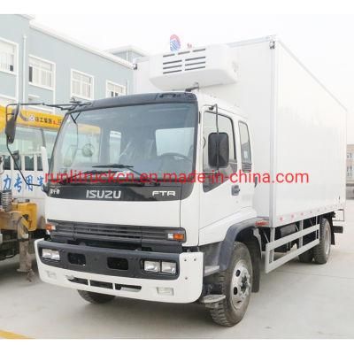 Japanese Qingling Isuz Uftr Refrigerator Body Truck 30cbm to 35cbm