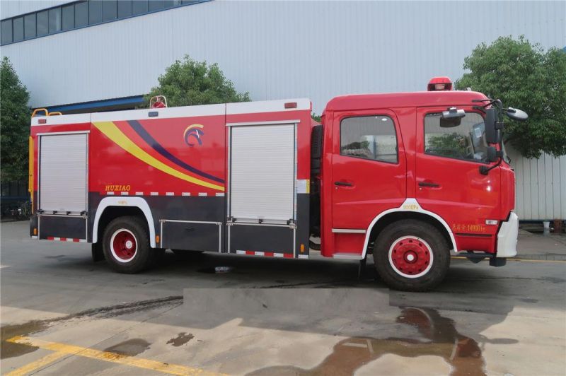Low Price New Dongfeng HOWO Japan Isuzu F Serial 4X2 6m3 Water Tanker 2m3 Foam Water Tank Fire Fighting Truck Rescue Fire Engine Fire Truck