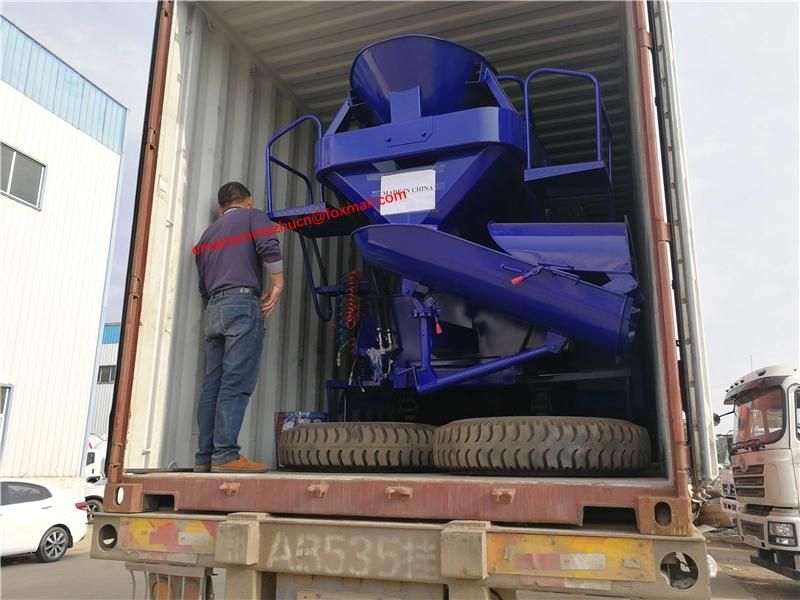 Cheaper Price Good Quality Chengli Brand 3m3 4m3 5m3 6m3 Trailer Mounted Concrete Mixer Semi Trailer for Sale with Engine