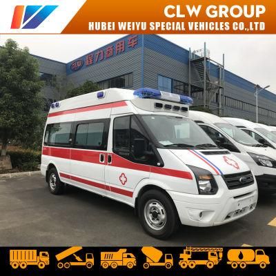 Ford High-Roof Monitoring Negative Pressure Ambulance Vehicle Emergency Rescue Patient Transport Ambulance