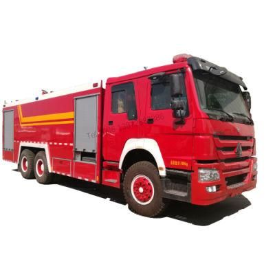 HOWO 6X4 Water and Foam Fire Fighting Truck 10-12m3