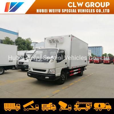 Jmc Refrigerated Truck 4*2 Mobile Refrigerated Van Truck Ice Cream Freezer Cargo Truck