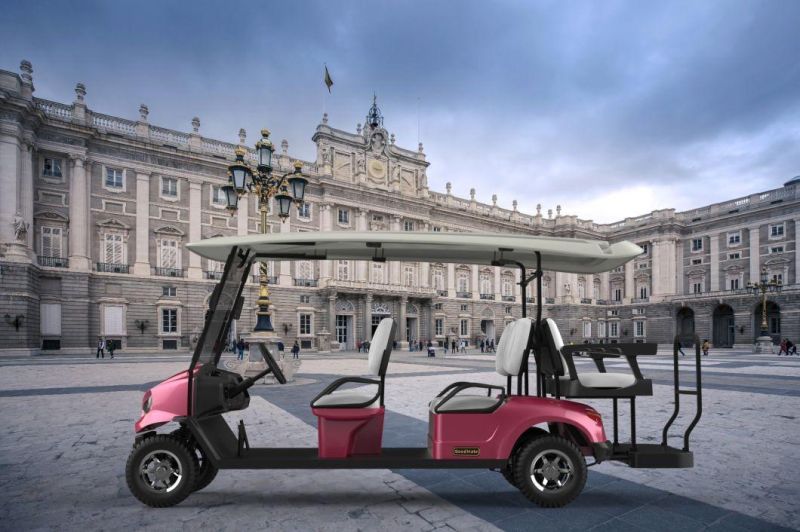 United State Private Estate Cheap Electric Sightseeing Mini Bus Shuttle Tourist Golf Cart on Sale