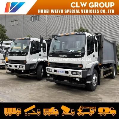 10 Cubic Meters 10m3 Waste Collection Garbage Truck Crush Rubbish Transfer Vehicle Trash Compactor Truck