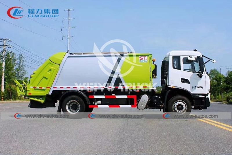 Dong Feng 10 Tons Compactor Rubbish Collect with Hydraulic System Garbage Truck