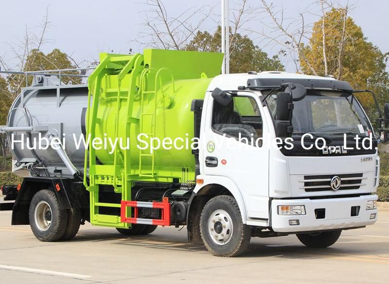 Kitchen Food Waste Truck 4*2 Drum Tank 8, 000 Liters -12, 000 Liters Food Recycling Truck