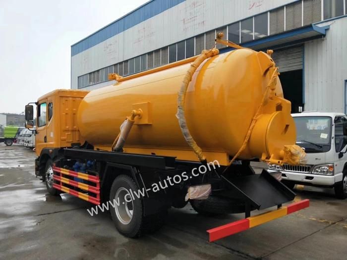 Dongfeng Hot Sale Waste Water Suction Sewage Disposal Tank Truck