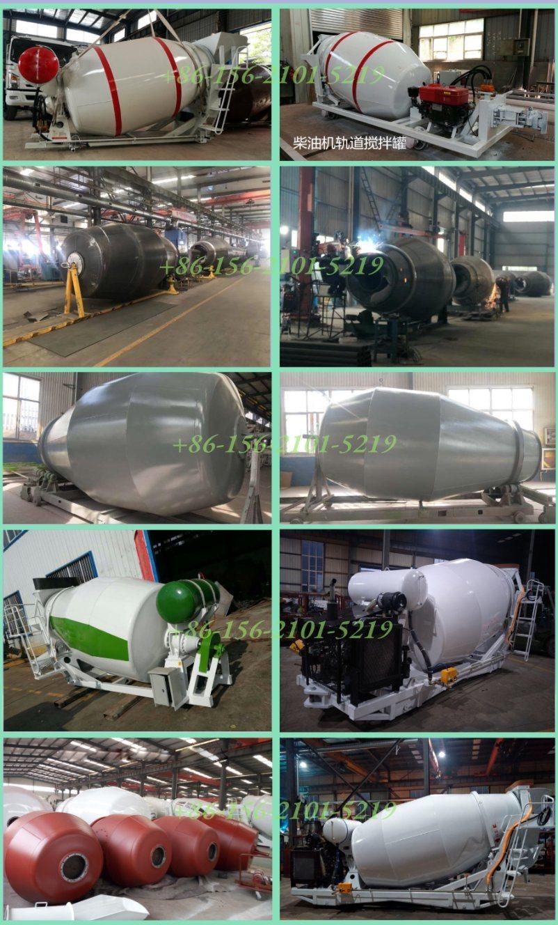 Bueno Brand Material Cement Concrete Mixer Drum for Hino HOWO Truck Chassis