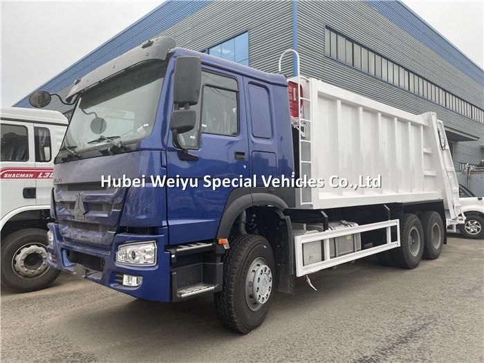 HOWO 18m3 Garbage Compressed Truck 12tons Waste Compactor Truck for Refuse Collection