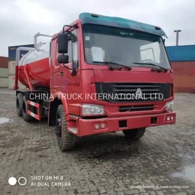 HOWO Special Truck 20 Cubic Meters Sewage Pump Truck with Steel Vacuum Tank