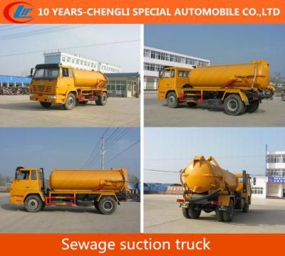 Shacman 4X2 Sewage Suction Truck 10cbm Vacuum Suction Truck