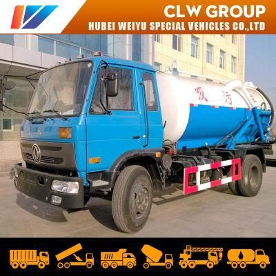 Dongfeng 10cbm 10000liters High Pressure Tank Truck 10tons Sewage Suction Vacuum Truck