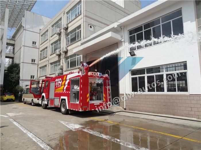 Sinotruk HOWO 4X2 8cbm 8000liters Fire Fighting Truck with Water Tank Fire Engine Fire Fighter Trucks