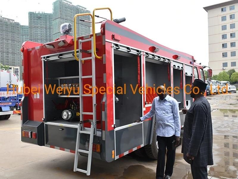 Sinotruk LHD Rhd 8000L Water Tank Fire Fighting Vehicle 6-Wheel HOWO 8tons Fire Engine