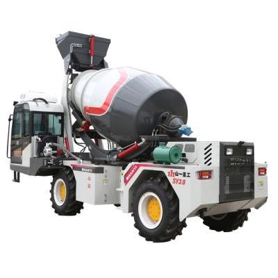 Diesel Self Loading Mobile Concrete Cement Mixer Truck Machine with 4m3 Batch