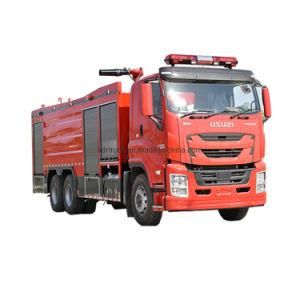 6X4 Japan Brand Isuzu 10000L 12000L 14000L Water Foam Fire Truck