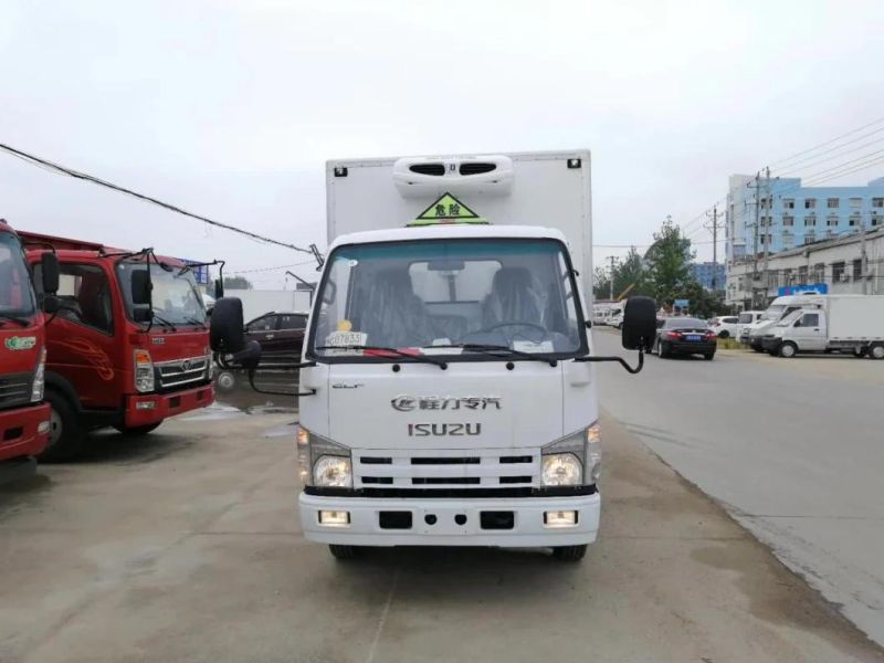 Isu-Zu Medical Waste Refuse Transfer Vehicle Hospital Waste Shippingtruck with Refrigeration Function