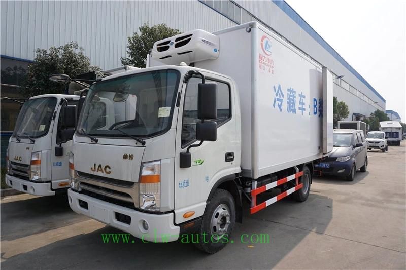 JAC 4X2 3-5ton Food Transport Small Refrigerated Truck Refrigerator Freezer Truck