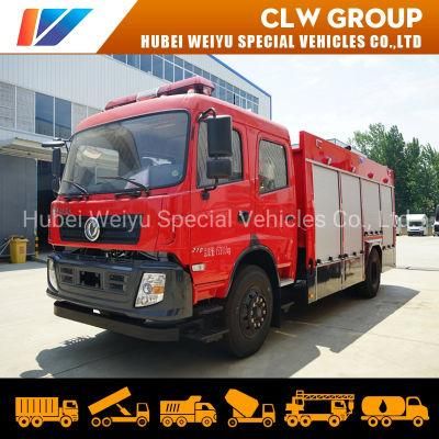 Dongfeng 153model 4X2 6000liters 6cbm Water Tank Fire Fighting Truck