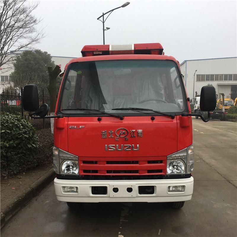 I-Suzu High Quality 5 Cubic Water Tank Fire Pump Truck